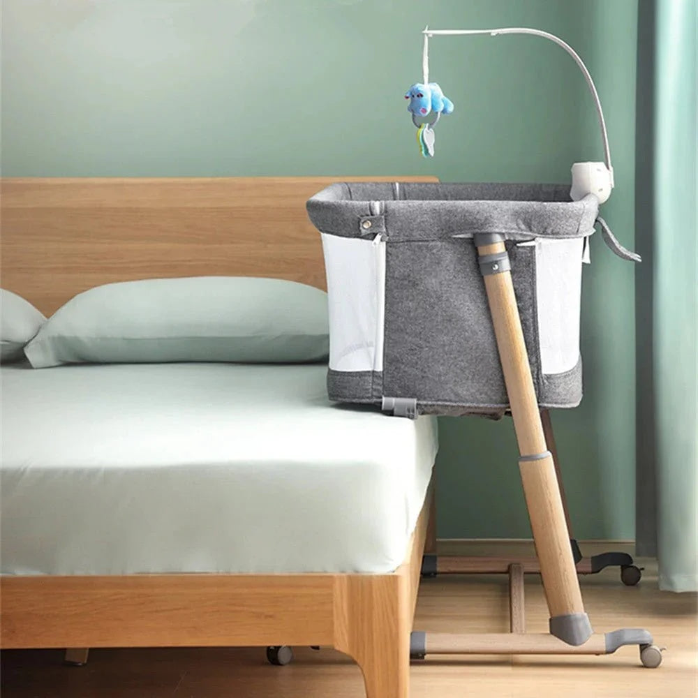 Toziy Adjustable Bedside Baby Crib